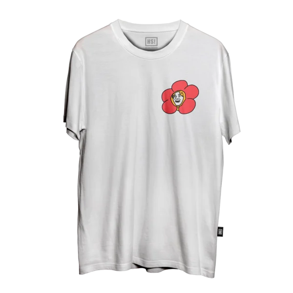 BTS J Hope flower tee front white