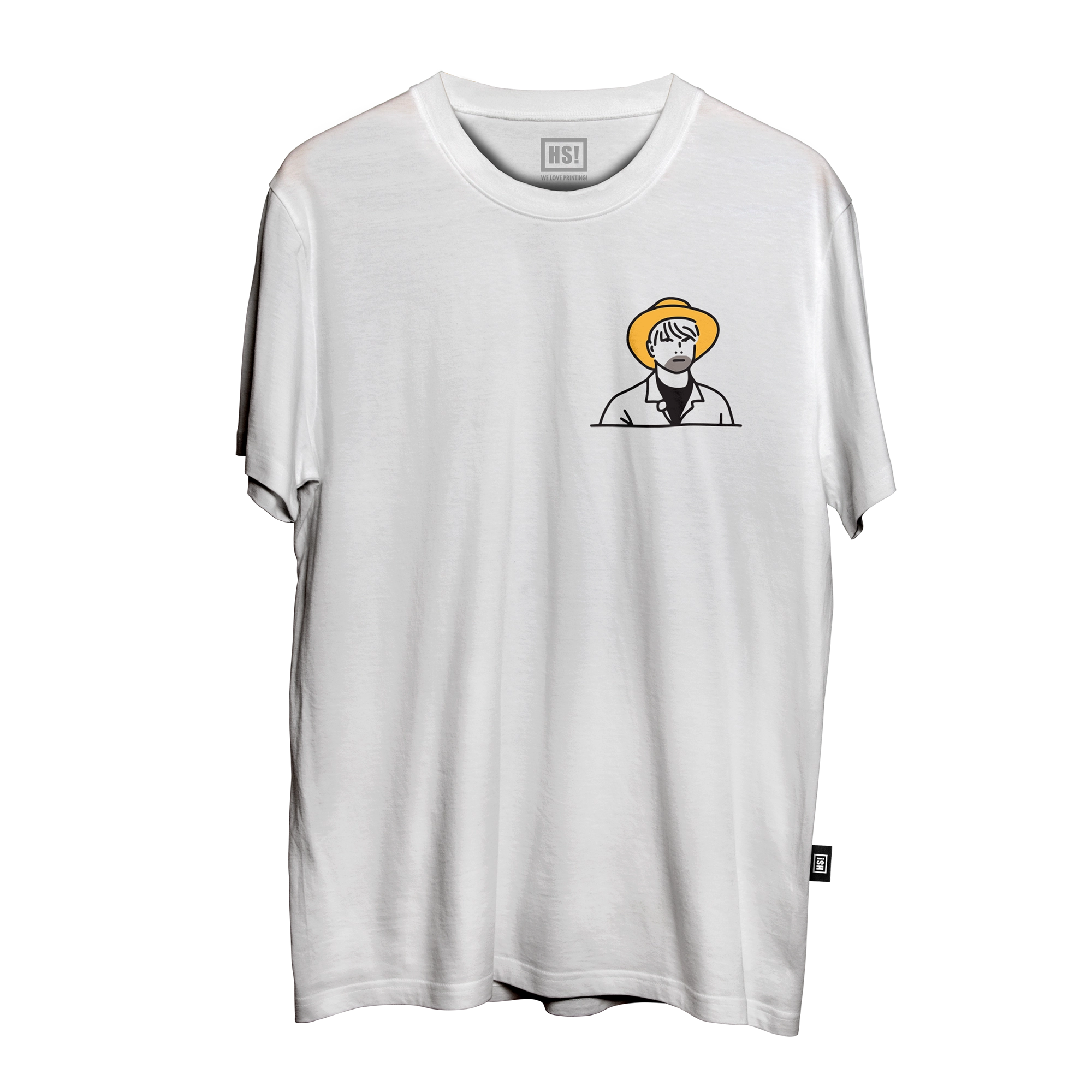 BTS JK Hawai tee front white HS