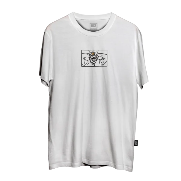 BTS Suga Batman tee front white HS