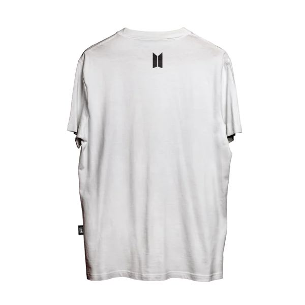 BTS tee back white HS